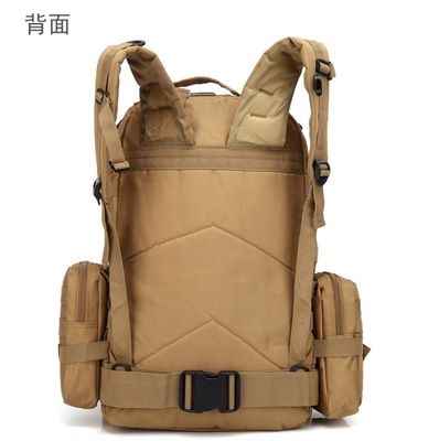 Mochila de tejido de Oxford 55L 600D a prueba de agua y humedad para actividades deportivas