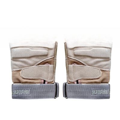 Materiales de fibra duraderos Guantes de entrenamiento deportivo de medio dedo para actividades al aire libre