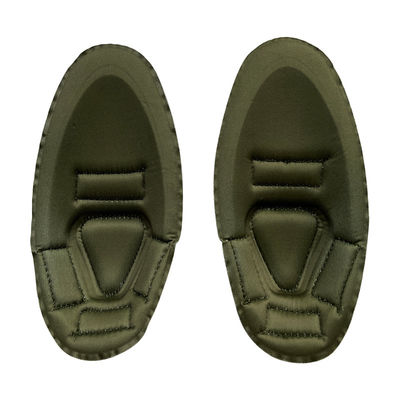 Pads de rodilla y codo de rana ligeros para entrenamiento al aire libre en khaki o personalizados
