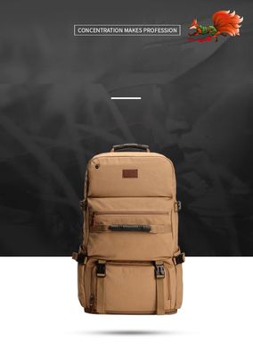 Bolso de viaje de tela con revestimiento interior de tejido de Oxford de densidad 60L a prueba de agua y humedad
