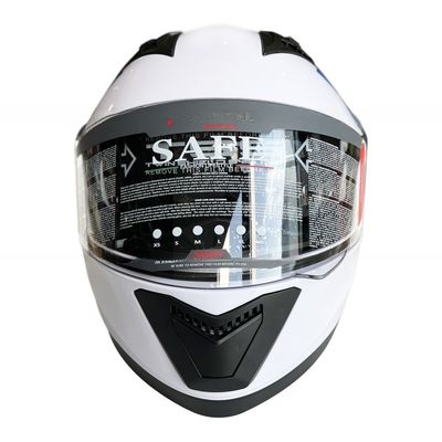 Unisexo Aplicable cara completa Casco de seguridad para motociclistas Sin patrón