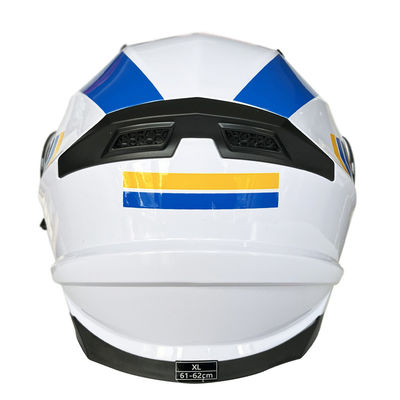 Unisexo Aplicable cara completa Casco de seguridad para motociclistas Sin patrón