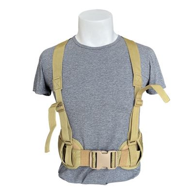 Cuerpo cruzado ajustable Molle Arnés de pecho chaleco cinturón de cinturón OEM / ODM aceptable
