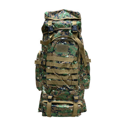 Cintas y hebillas de alta resistencia 80L Capacidad Mochila impermeable en tela de Oxford 900D