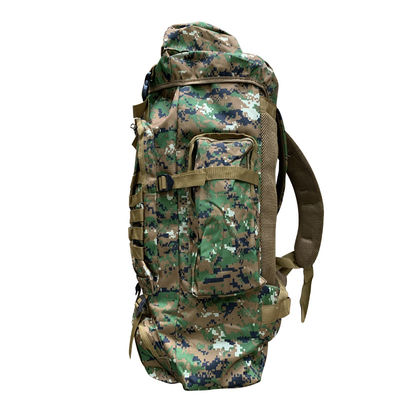 Cintas y hebillas de alta resistencia 80L Capacidad Mochila impermeable en tela de Oxford 900D
