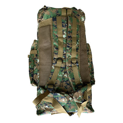 Cintas y hebillas de alta resistencia 80L Capacidad Mochila impermeable en tela de Oxford 900D
