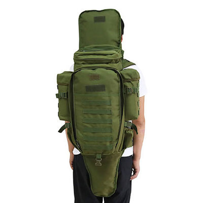 Mochila de montañismo de alta capacidad de 70L con logotipo de tela impermeable y transpirable