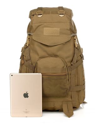 40L Capacidad 900D Oxford Tejido Mochila de lino resistente al agua con correas de alta resistencia
