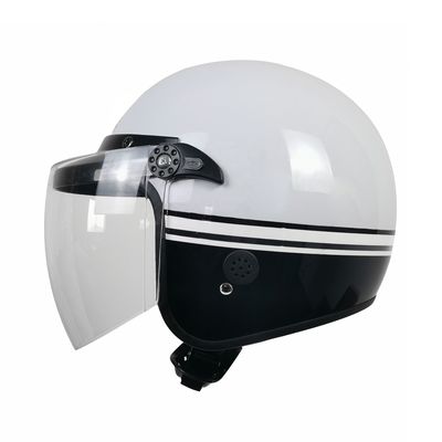 Material de carcasa ABS Casco de motocicleta de cara medio abierta para protección de la cabeza CE DOT ECE