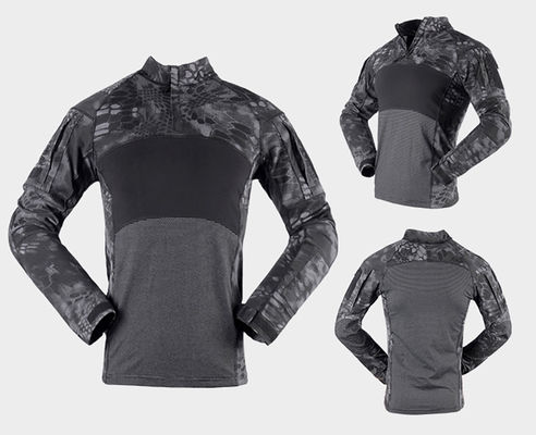 Camuflaje para exteriores Uniforme deportivo de manga larga de punto en 7 días Temporada de pedido de muestra