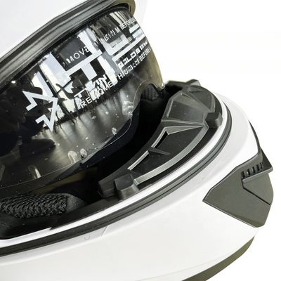 Casco de conducción de motocicleta ABS Full Face Shield para temporada universal sin patrón