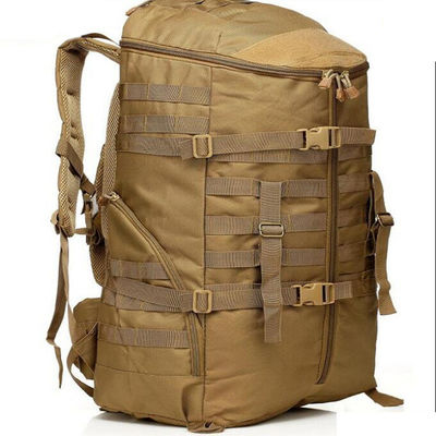 Mochila verde para viajes al aire libre con gran capacidad y sistema de transporte de cinturones de almohadón de aire