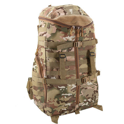 Mochila verde para viajes al aire libre con gran capacidad y sistema de transporte de cinturones de almohadón de aire