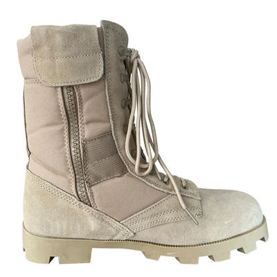 36-47 Botas de seguridad de piel de camiseta con tapa dura y suela de goma aplastante