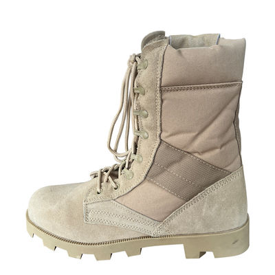 36-47 Botas de seguridad de piel de camiseta con tapa dura y suela de goma aplastante