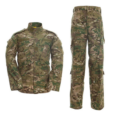 Traje de excursión al aire libre unisex con chaqueta de poliéster / algodón personalizada y pantalones impermeables