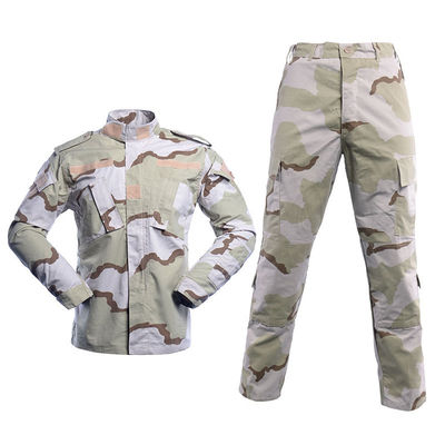 Traje de excursión al aire libre unisex con chaqueta de poliéster / algodón personalizada y pantalones impermeables