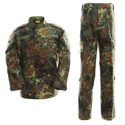 Traje de excursión al aire libre unisex con chaqueta de poliéster / algodón personalizada y pantalones impermeables