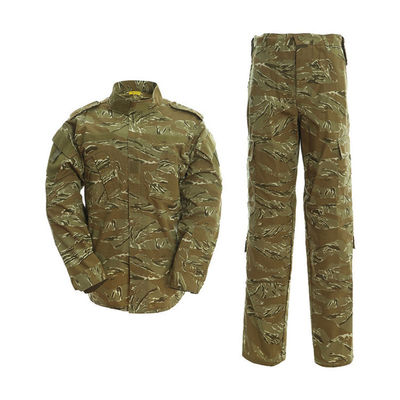 Traje de excursión al aire libre unisex con chaqueta de poliéster / algodón personalizada y pantalones impermeables