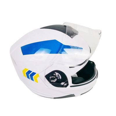 Casco para motocicleta de cara completa Visores de PC para motocicleta de calle de tamaño XL Casco ABS de motocicleta de turismo