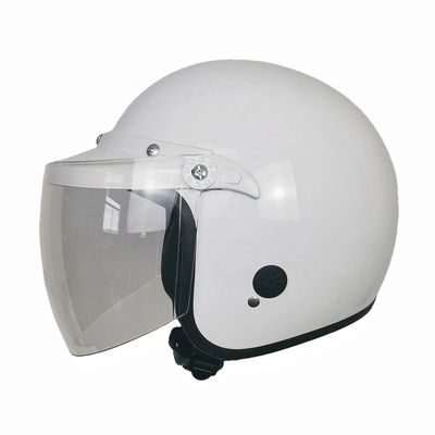 Casco de seguridad para motociclistas con medio escudo para la norma CE DOT ECE