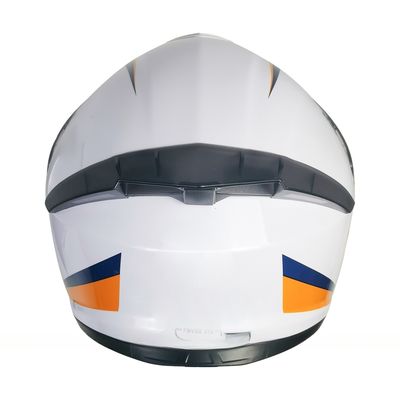 Casco para motociclistas con escudo de mitad de cara personalizable Casco ABS para protector de cabeza