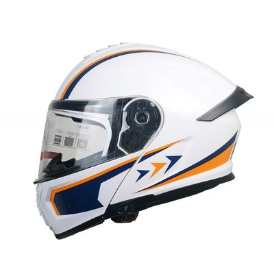 Casco para motociclistas con escudo de mitad de cara personalizable Casco ABS para protector de cabeza