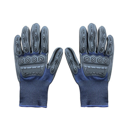 Guantes de mano de cuero de microfibra para trabajadores industriales de dedo rígido antideslizante tamaño XXL