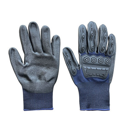 Guantes de mano de cuero de microfibra para trabajadores industriales de dedo rígido antideslizante tamaño XXL