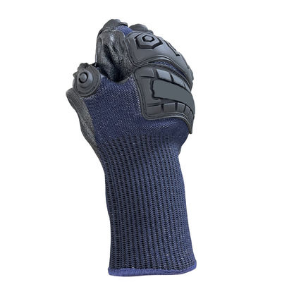 Guantes de mano de cuero de microfibra para trabajadores industriales de dedo rígido antideslizante tamaño XXL