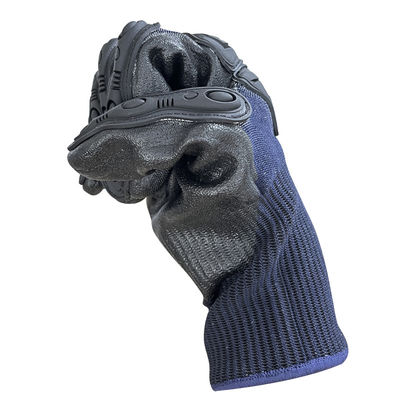 Guantes de mano de cuero de microfibra para trabajadores industriales de dedo rígido antideslizante tamaño XXL