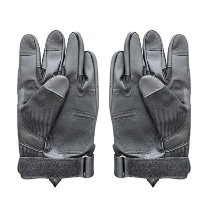 Guantes de cuero de microfibra antideslizante con nudillos duros personalizables con validación ISO9001