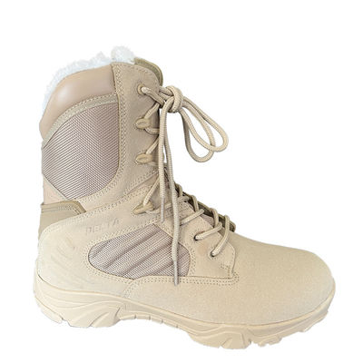 Botas de cuero genuino con suela media y top alto perfectas para actividades al aire libre en invierno y otoño