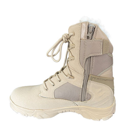 Botas de cuero genuino con suela media y top alto perfectas para actividades al aire libre en invierno y otoño