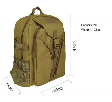Bolso especial para viajes al aire libre con gran capacidad y cierre de cremallera en verde