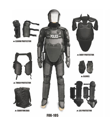 Fox-105 Equipo anti disturbios militar formal Traje de control anti disturbios