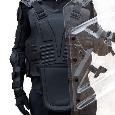 FOX110 Policía Cuerpo militar/Pierna/Codillo protector Caballo montado Traje antidisturbios