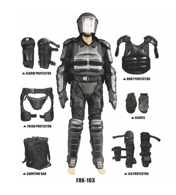 FOX-103 Equipo antidisturbios resistente a puñaladas Traje policial anti-disturbios