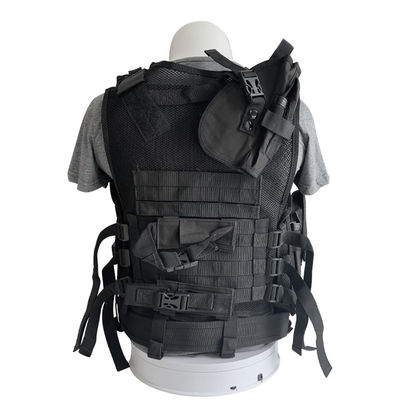 MTV01 chaleco táctico cómodo para personal de seguridad y actividades al aire libre
