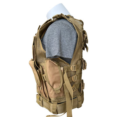 MTV01 chaleco táctico cómodo para personal de seguridad y actividades al aire libre