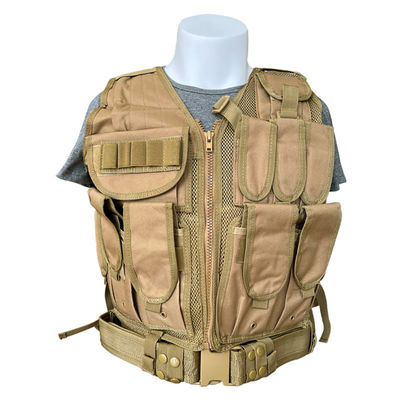 MTV01 chaleco táctico cómodo para personal de seguridad y actividades al aire libre