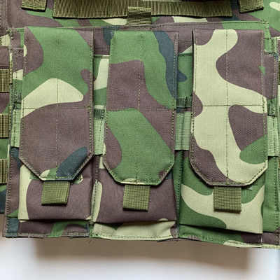 MTV08 Camuflaje chaleco táctico transpirable con sistema Molle