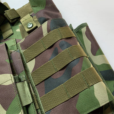 MTV08 Camuflaje chaleco táctico transpirable con sistema Molle