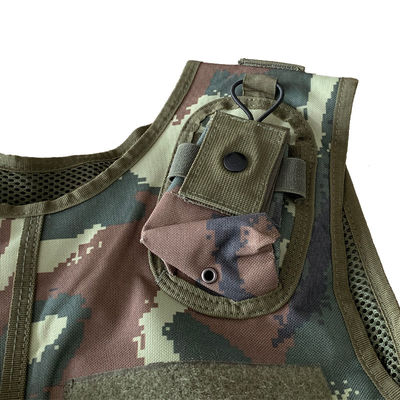 MTV15 Camuflaje Negro Kevlar ligero Ocultado chaleco antibalas militar táctico