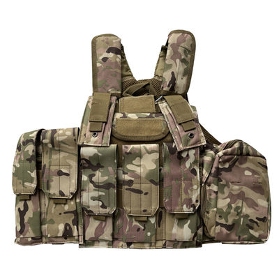 FDY21Camuflaje chaleco a prueba de balas de seguridad con sistema Molle