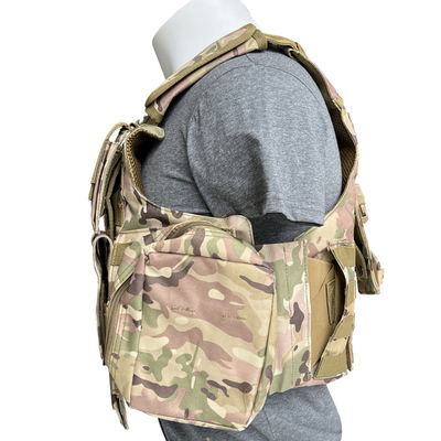 FDY21Camuflaje chaleco a prueba de balas de seguridad con sistema Molle