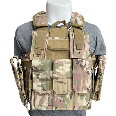 FDY21Camuflaje chaleco a prueba de balas de seguridad con sistema Molle