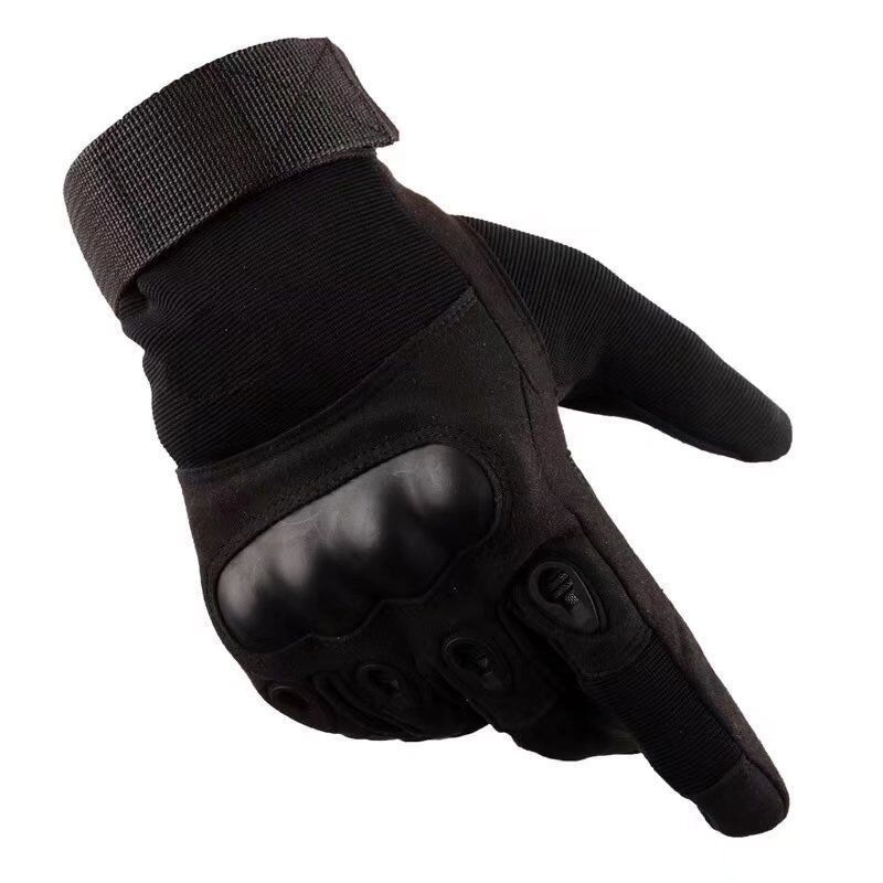 Guantes tácticos a prueba de agua para dedos completos de color verde para entusiastas del deporte
