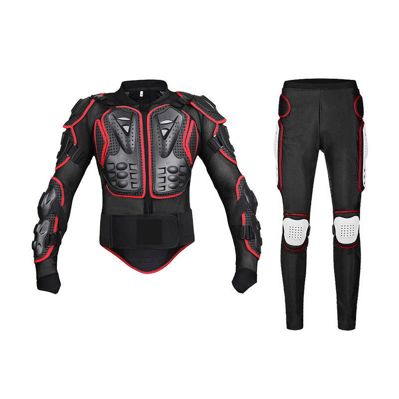 0.59 kg Motociclista ligero chaqueta y pantalón de protección para tamaños S-4XL