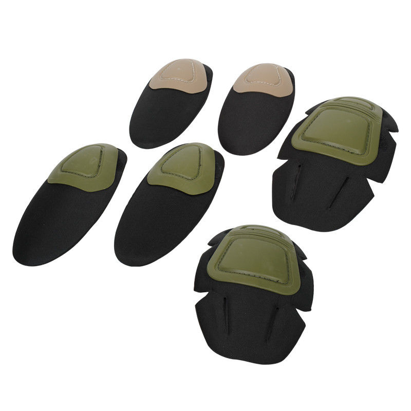 Protector de rodilla y codo multicolor de cáscara dura para traje de rana Protección duradera